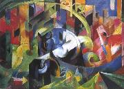 Franz Marc Painting with Cattle (mk34) oil painting picture wholesale